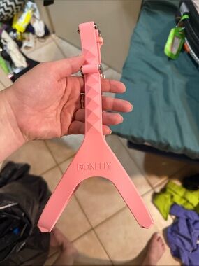 Bonefly Pink Dog Harness Holder / Hanger
